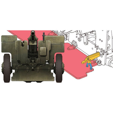 AFV 35182 1/35 105mm Howitzer M2A1 w/ M2A2 Carriage